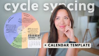 Cycle Syncing Your Busy Life amp Business  Google calendar template [upl. by Hawker450]