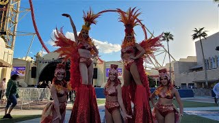 Mardi Gras OPENING DAY 2023  Mythical Creatures Themed Parade Food And Fun  Universal Orlando [upl. by Tevlev269]