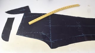 trouser cutting full tutorial step by step [upl. by Ojahtnamas]