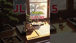 Learn JLPT N5 kanji kanji jlpt [upl. by Esilehs]