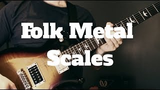 The Best Scales For Folk Metal  Folk Metal Guitar Lesson [upl. by Anidal]