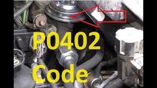 Causes and Fixes P0402 Code Exhaust Gas Recirculation Flow Excessive Detected [upl. by Liscomb]