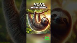 Sloth Amazon  Kukang Amazon  Bradypus Variegatushewanlangka ilmusains hewanamazon hewanunik [upl. by Hey]