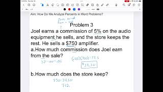 Grade 7 Math How Do We Analyze Percents In Word Problems [upl. by Geiss204]