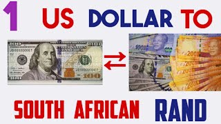 1 USD to ZAR  US Dollars to South African Rand Exchange rates Today 08 JULY 2024 [upl. by Eartnoed429]