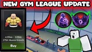 NEW CLAN REWARDS AND HERO GYM ON GYM LEAGUE ROBLOX [upl. by Eirroc983]