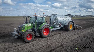 Bouwland bemesten  Fendt 314 ONE [upl. by Anaek707]