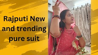 Rajputi new and Trending pure suit । RajshreeShaktawat34 [upl. by Ursas]