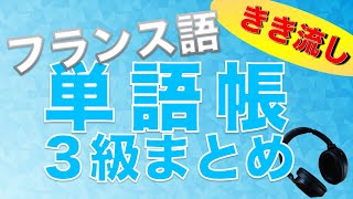 【総まとめ】仏検３級レベル単語を45分で聞き流し【フランス語】 [upl. by Revned912]