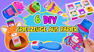 6 superleichte Basteleien aus Papier 💜🚀 Coole DIYIdeen [upl. by Lukas]