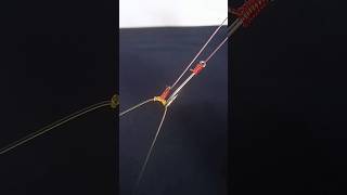 easy way how to put a hook on fishing line  bottom fishing rig fishingknot fishing fishingline [upl. by Kolosick167]