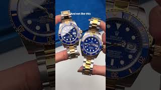 Rolex Submariner Authentic vs Fake 116613lb0005 [upl. by Ibloc]