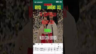 BRIVIDI Mahmood  Blanco Karaoke SANREMO 2022 [upl. by Annayd]