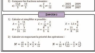 Devoir à domicile 1ère année collège 1AC 2024 Exercice 3 تصحيح الفرض الأول الدورة الأولى أولى إعدادي [upl. by Einehpets]