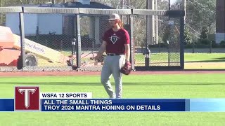 Troy baseball teams 2024 mantra honing on details [upl. by Mandi]