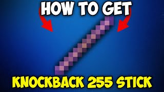 How to Get Knockback 255 Stick in Minecraft 121 [upl. by Carmelita]