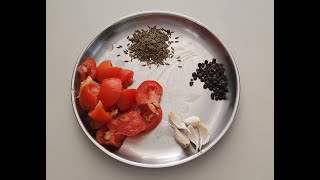 Only 4 ingredients rasam recipe  yummy and spicy rasam with tomato [upl. by Aldridge121]