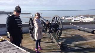 Fort Mackinac Cannon Shot on Mackinac Island [upl. by Dustan]