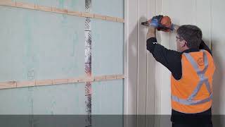 Linea™ Oblique™ Weatherboard  Vertical Installation with subtitles  James Hardie [upl. by Nahshon]