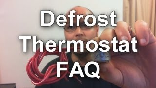 Defrost Thermostat  How to Test and How they Work [upl. by Nylrac]