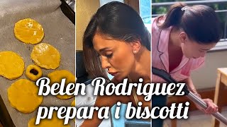 Belen Rodriguez prepara i biscotti con la marmellata per tutti [upl. by Casey]