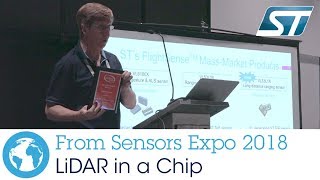 Sensors Expo 2018 LiDAR in a Chip ST FlightSense™ [upl. by Avril]