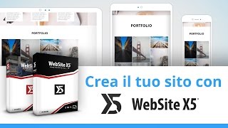 Come Creare un Sito Web in 5 passi con WebSite X5 13 [upl. by Llerod]