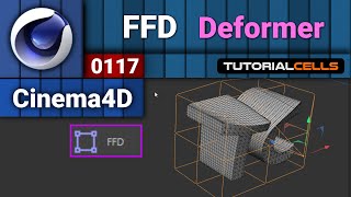 0117 Free Form Deformer  FFD  in cinema 4d [upl. by Slocum]