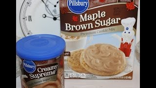 Making Pillsbury Maple Brown Sugar Cookies [upl. by Okajima]