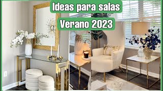 Ideas para salasdecoracion salas verano 2023 [upl. by Alleul]