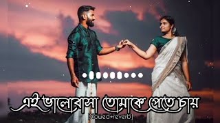 Ei bhalobasa tomake Pete chai Slowedreverb Romantic song [upl. by Akerdnahs]