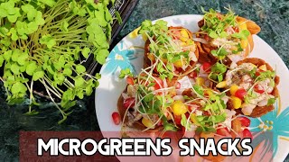 Microgreens snackIndian Microgreens dishes Microgreens Recipes in hindi How to eat microgreenss [upl. by Tal]