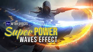 Super Power Waves Effect Tutorial  Anime VFX Tutorial [upl. by Vilberg340]