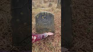 Overgrown Headstone Easton NY Gifford Family cemetery [upl. by Faline546]