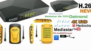 Old Reciever 2 model jo mediastar 7070 Or mediastar 2727 4KUHD Complete information [upl. by Bibby827]