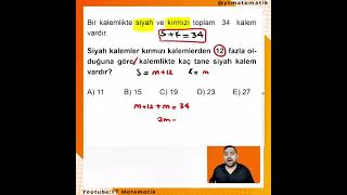 Sayı Problemleri Tip 1 Soru yksmatematik [upl. by Yllom]