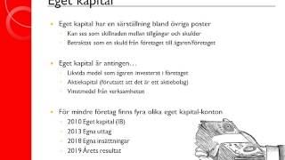 Redovisning 2 Bokslut  Avstämning eget kapital och periodisering [upl. by Marissa771]