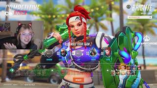 19K DMG BRIGITTE MAIN ASPEN BRIGITTE OVERWATCH 2 SEASON 12 TOP 500 [upl. by Fiester292]