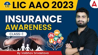 LIC AAO 2023  Insurance Awareness  CLASS1  by Vaibhav Srivastava [upl. by Yeta894]