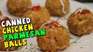 Canned CHICKEN Parmesan Balls Recipe [upl. by Ferullo272]