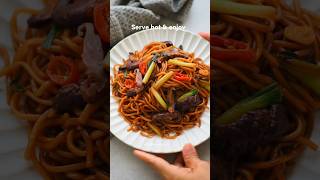 Soy Sauce Noodles asianrecipes noodles asianfood [upl. by Ursola]