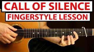 Call Of Silence  Attack On Titan OST  Fingerstyle Guitar Lesson Tutorial [upl. by Annahvas]