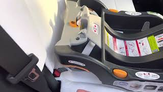 Install Chicco Keyfit30 Base EASY Latch System Car Seat DIY [upl. by Eeleimaj870]