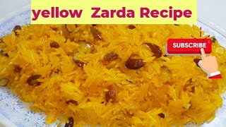 special zarda اسپیشل زردہ Recipe Sajida Hameed [upl. by Ardle]