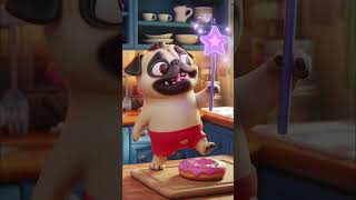 Pug and the Magic Wand 🐶⭐🌠pug memes [upl. by Annirac]