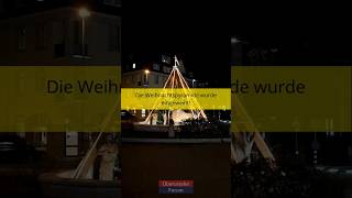 In Oberursel wurde heute Abend die Weihnachtspyramide eingeweiht 28112024 [upl. by Ube894]