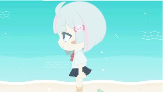 【gifアニメーション】うぱこ海岸を歩く [upl. by Abisha]