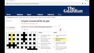 Guardian Cryptic Crossword Friday 27 September 2024 [upl. by Ernie764]