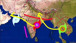 Track weather system inhence rains [upl. by Damaris]