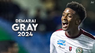 Demarai Gray 2024  Crazy Skills Assists amp Goals  AlEttifaq  HD [upl. by Ahsiena]